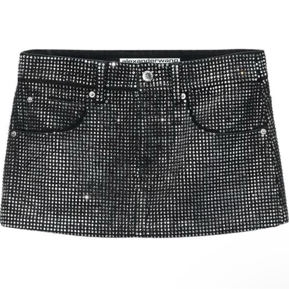 Alexander Wang Sparkling Mini Skirt